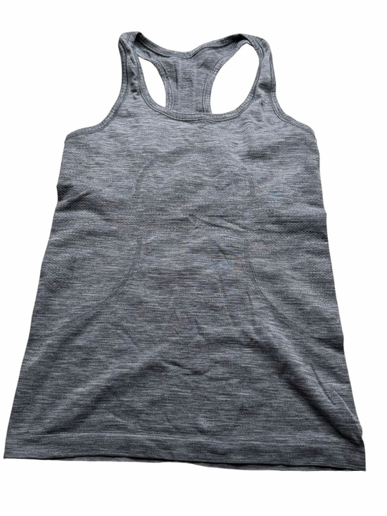 lululemon athletica Tops - LULULEMON Athletica‎ Gray Swiftly Racerback Tank Top Women's Size 4 Running Yoga